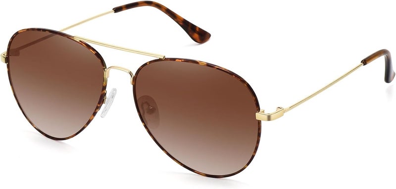 WOWSUN Classic Polarized Aviator Sunglasses for Women Men - Image 1